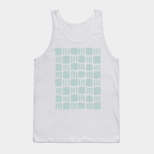 Abstract squares - blue gray Tank Top